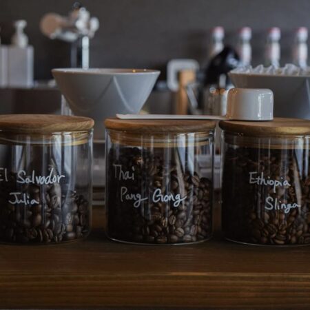 Sora Coffeeのコーヒーと抽出風景