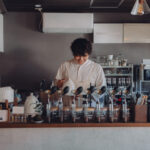 Sora Coffeeのコーヒーと抽出風景