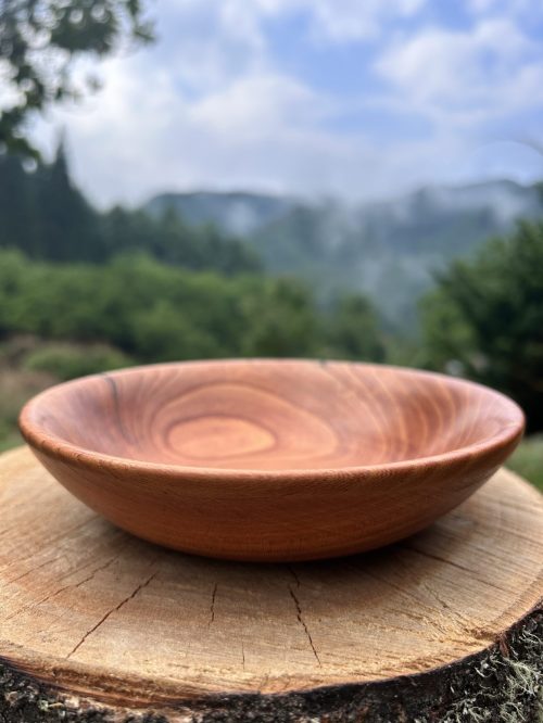 古木や伐採された木から制作されたichimaru_woodの木工カップと木皿